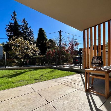 Modern Studio Gardenia_Gartenwohnung Alte Donau Wenen Buitenkant foto
