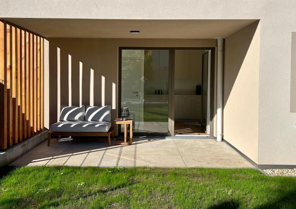 Modern Studio Gardenia_Gartenwohnung Alte Donau Wenen Buitenkant foto